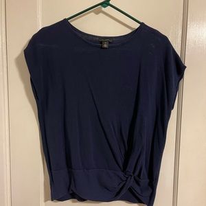 Navy Blue Sleeveless Sweater